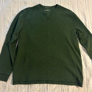 Green Long Sleeve Crewneck Sweater